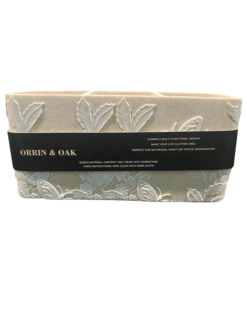 Cream Floral Makeup Organizer - Picture 3 of 5